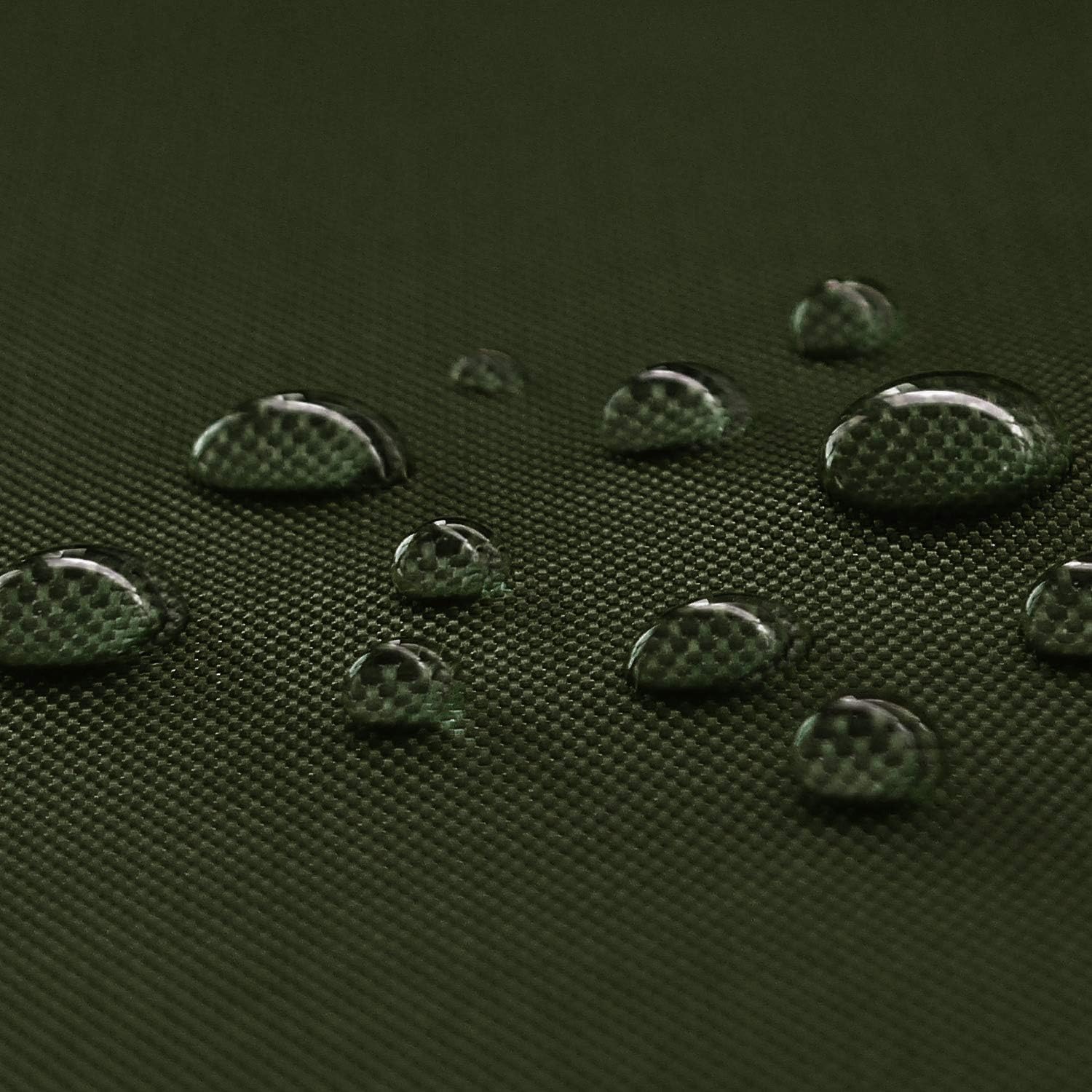 NOVELY Oxford 600d Fixed Woven 1 Lfm Polyester Fabric Waterproof Outdoor PVC Sold by the Meter Extreme Tear-Resistant Robust - olive