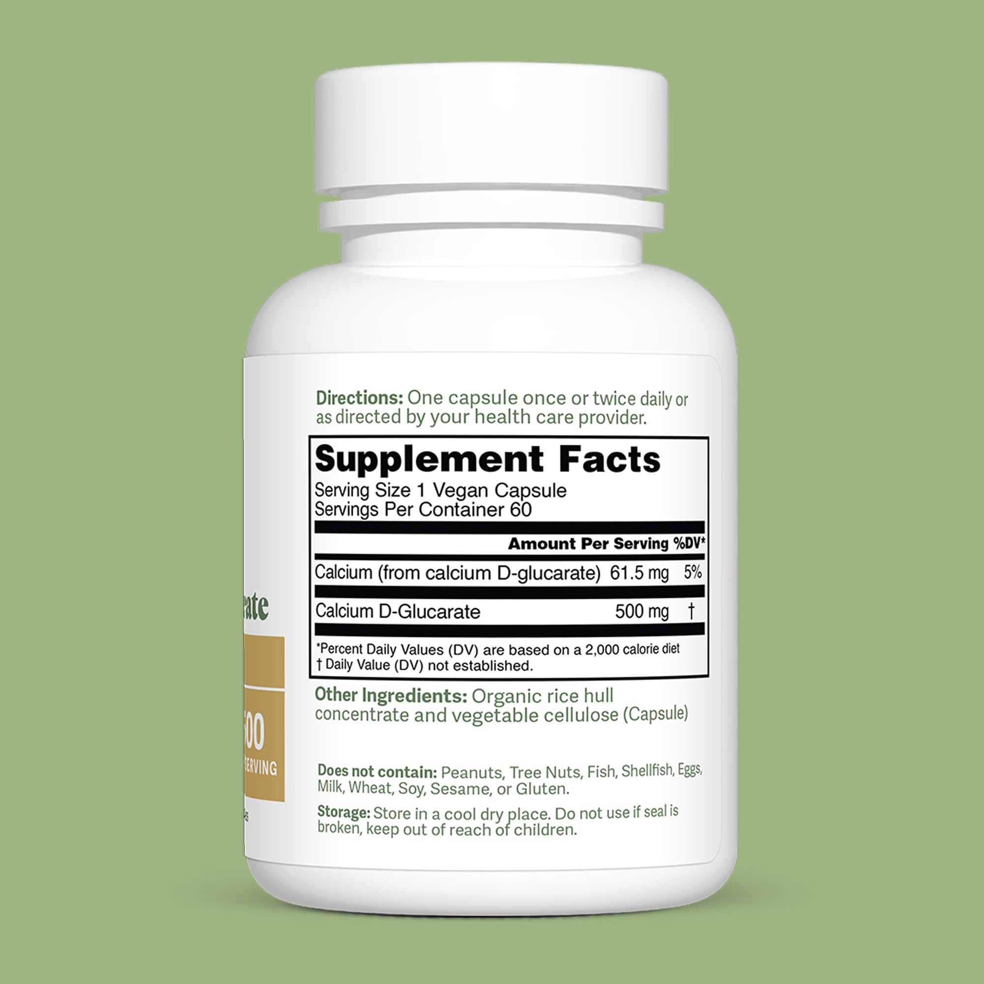 Dr. Murray's Calcium D-Glucarate 500 mg Vegan Capsules, Estrogen Aid, 60 Ct — Amazon image 7