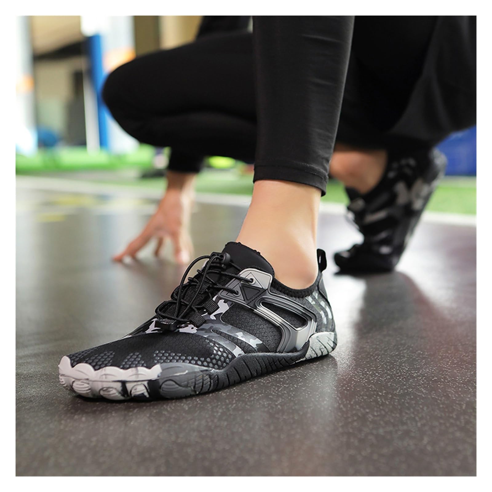 Zapatillas Descalzas Antideslizantes Transpirable para Gimnasio Yoga y Actividades acuáticas Playa