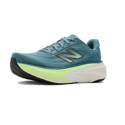 New Balance Fresh Foam X More V6 Tênis de corrida masculino, Água salgada/brilho residual, 42