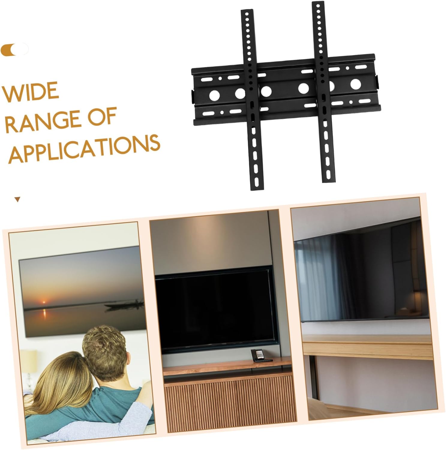 Wall Mount Bracket Adjustable Design for Easy Installation with Instructions Stable and Practical Wall Mounting
