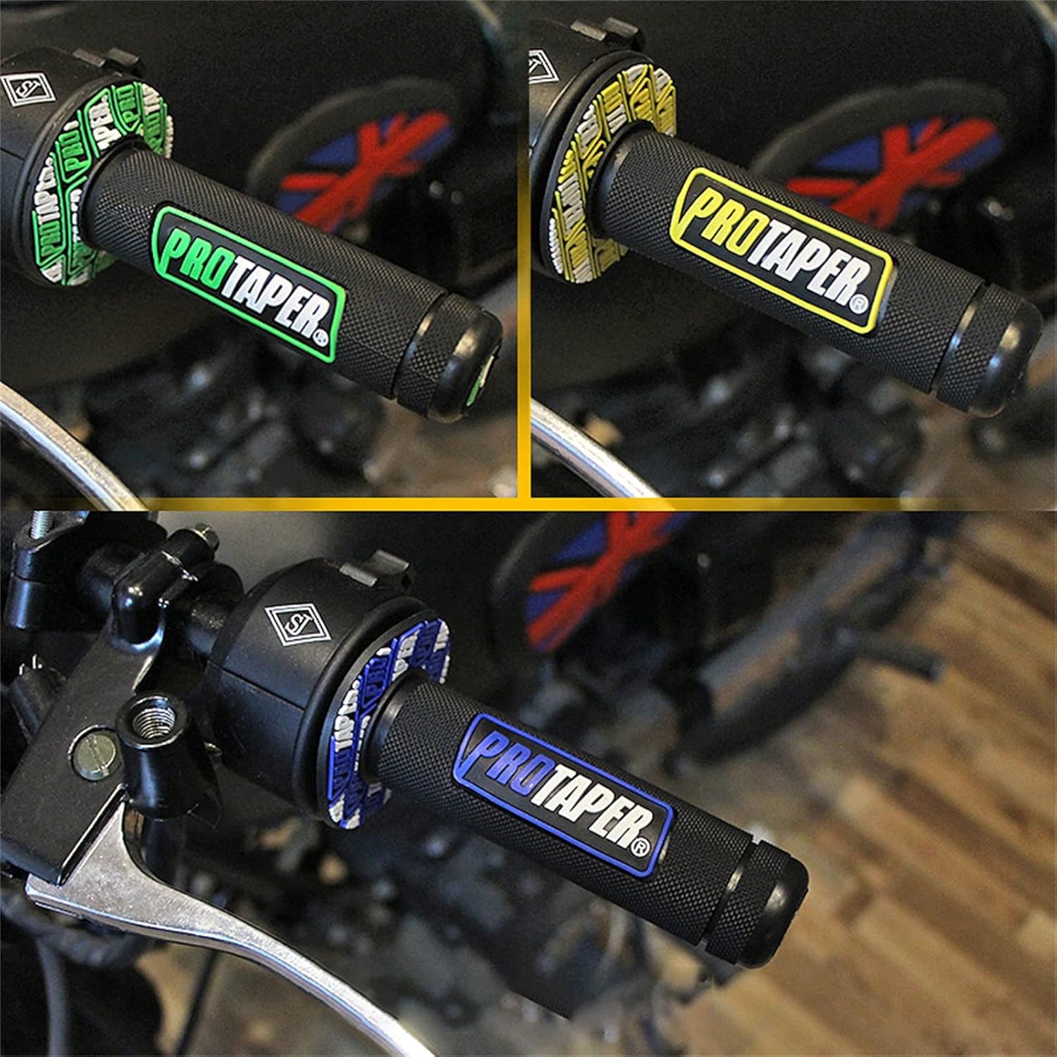 7/8" 22mm Twist Throttle Universal Motorcycle Handlebar Grips Cable for 110 125 150 200 250 cc Dirt Pit Bike