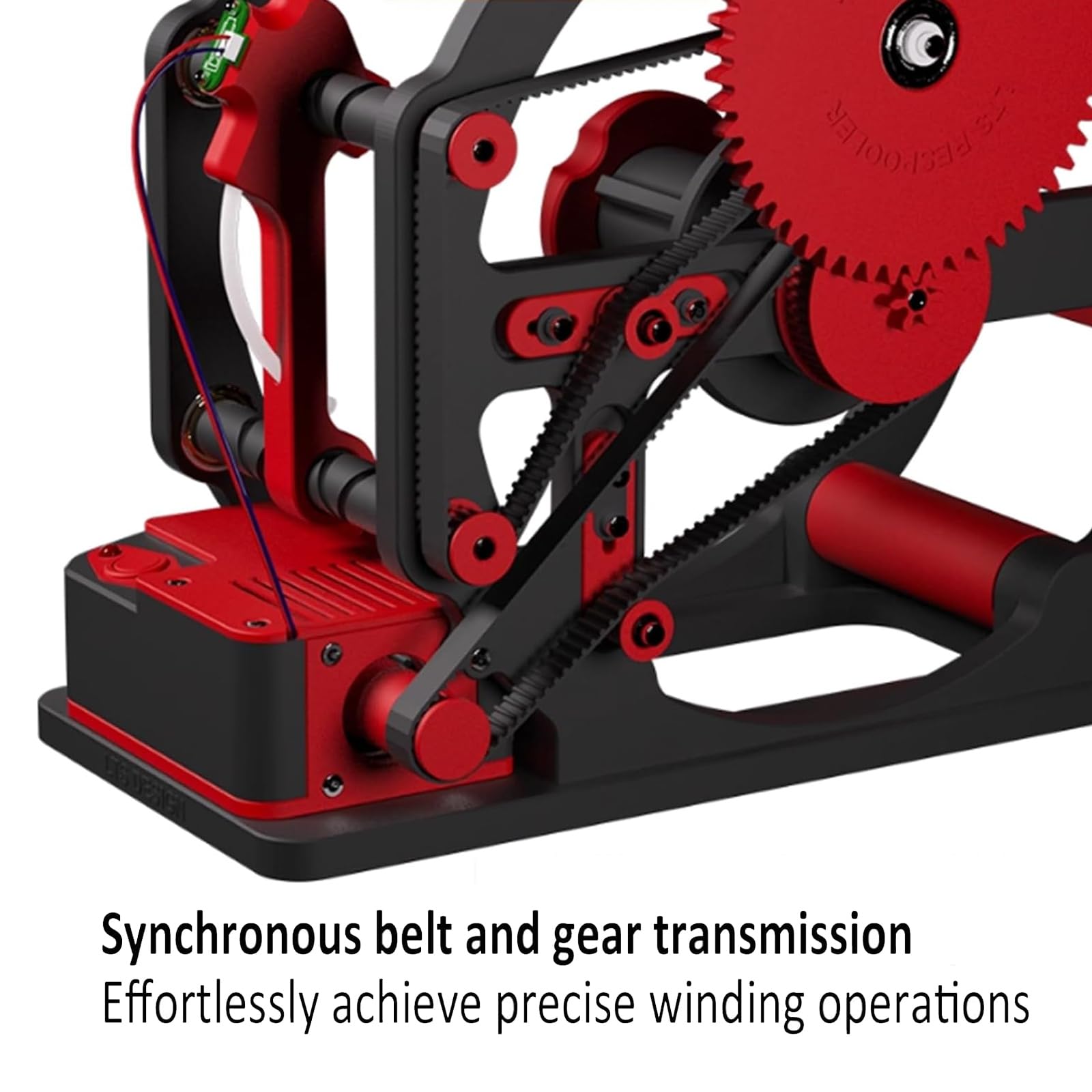 Rebobinador eléctrico de bobina, bobinador automático de filamento 3D con función de arranque y parada inteligente, capacidad de bobina de 1 kg para bobinado de alta eficiencia en impresión 3D y