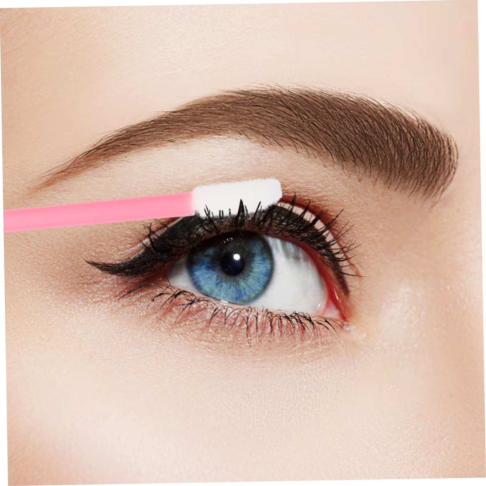 FOMIYES Cosmetics Brush Set 100pcs Lipstick Applicator Sticks Makeup Beauty Tools for Women