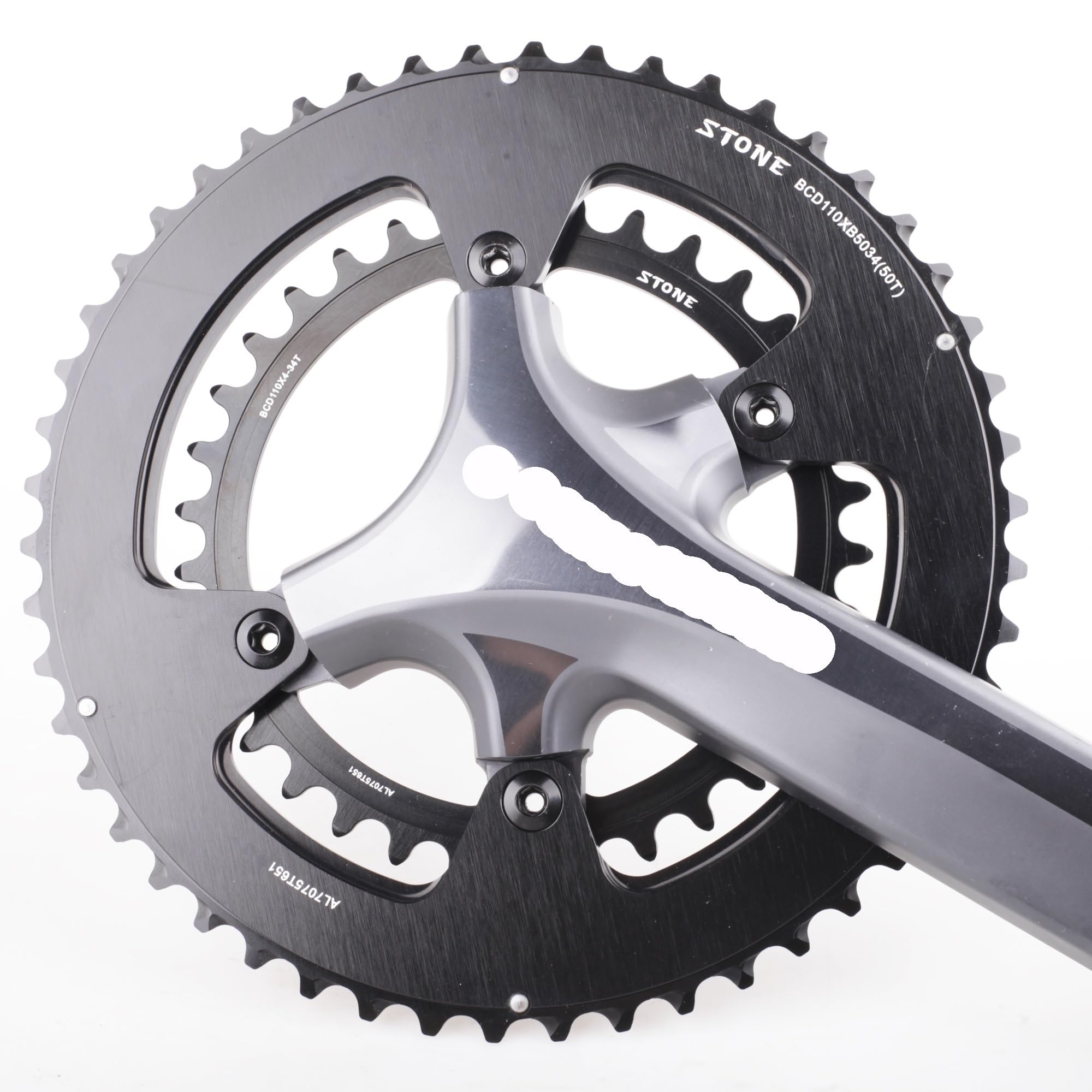 Platos para Bicicletas Plato Doble 110bcd for Rotor 4 Pernos Bicicleta de Carretera 52 36T 53 39T 54 40T 50 34T 46 32T 2X Unisex