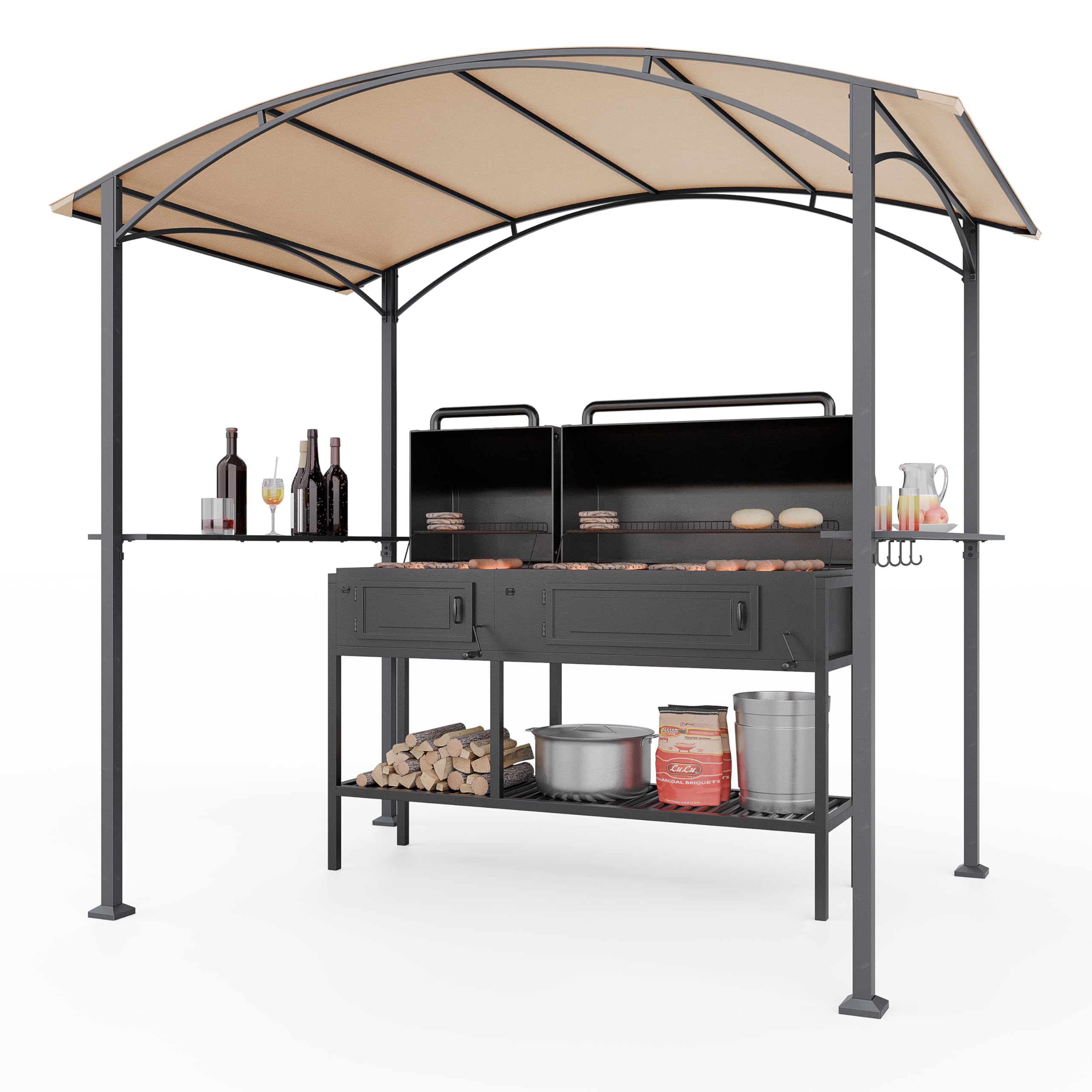 Amazon.com : Kurapika 8' x 5' Canopy BBQ Gazebo,Waterproof