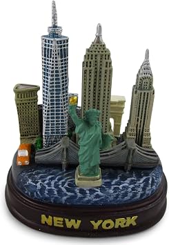 3.5 Inch New York City Model Replica 3.5" High, New York Souvenirs Collection Gift Boxed