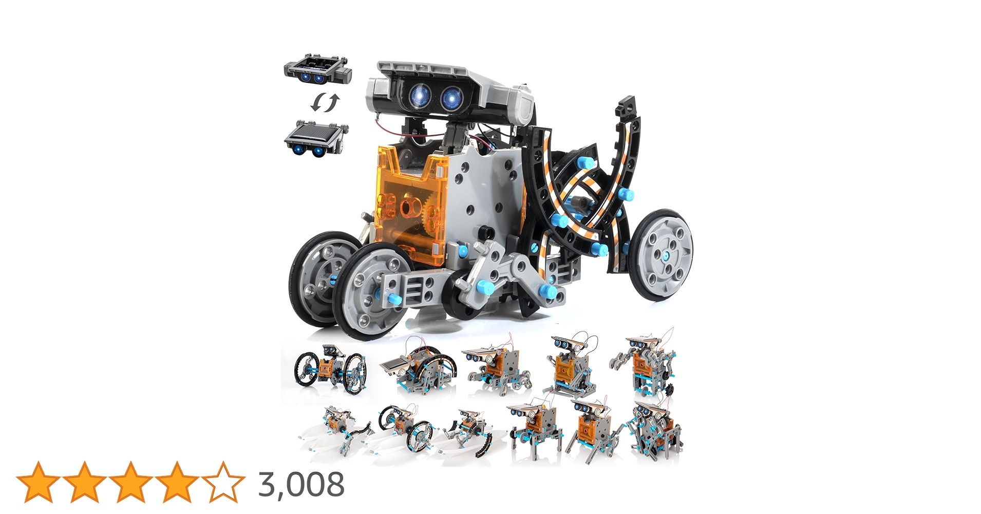 13in1 EDUCATIONAL KIT SOLAR ROBOT 教育用キット Amazon.co.jp: 子供向けソーラー ロボット キット,13 in 1 STEM