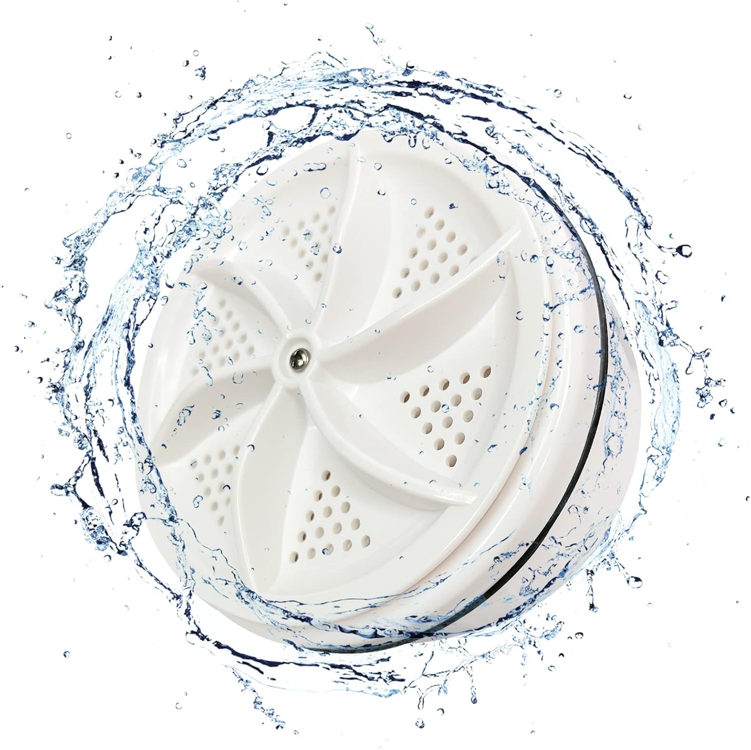 Portable Washing Machine, Portable Washing Machine for Sink, Mini Washing Machine, Turbine Washing Machine with USB, Suitable for Home, Business, Travel, College Room, RVApartment, White