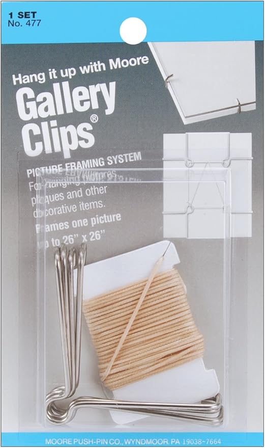 School Specialty Moore Gallery Clips Framing System