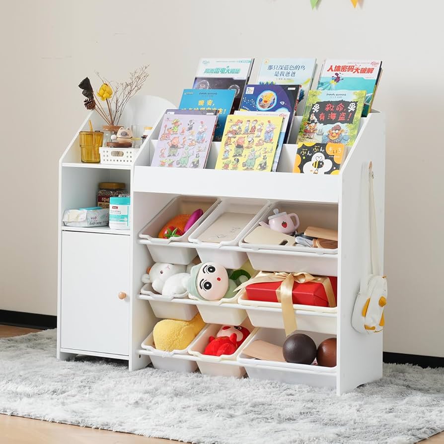 本棚　絵本 絵本ラック おもちゃ収納 幅84cm オープンラック 絵本棚 Pila