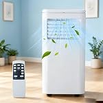 AC Unit,10,000 BTU Portable Air Conditioner,Standing AC Unit with Remote Control, Digital Display, Sleep Mode & 24-Hour Timer, Cools Rooms Up to 450 Sq. Ft., Includes Window Installation Kit