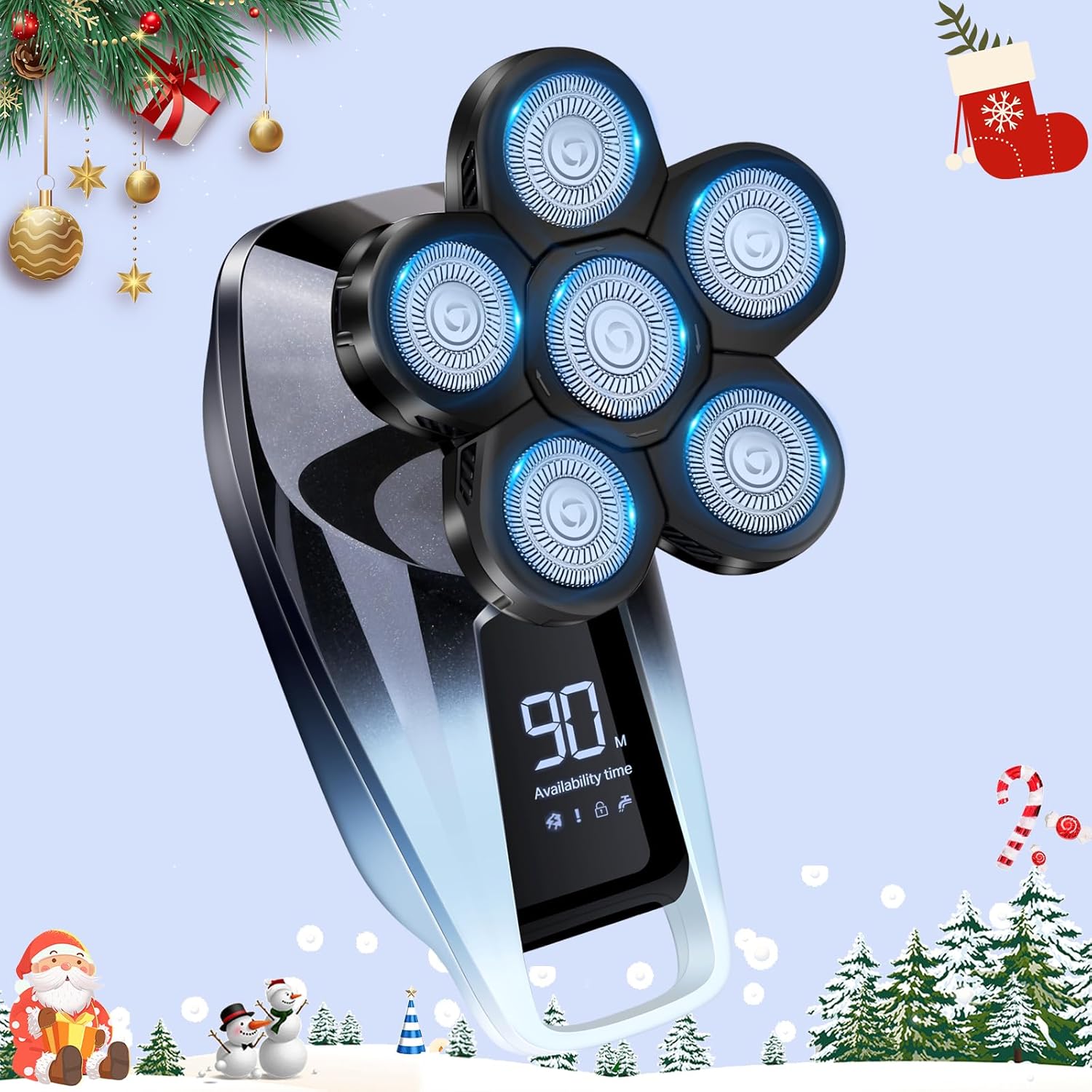 Electric Razors for Women Legs, 6 in 1 Women's Electric Shaver, Lady Razors for Women Head Shavers Rechargeable, Cordless Razors for Women Electric Shavers for Shaving Face, Underarms, Arms and Legs