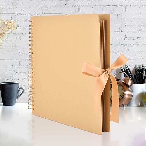 Vista 103 de Gotideal Álbum de recortes de bricolaje, papel para manualidades, álbum de fotos de boda y aniversario, álbum de recortes familiar, accesorios