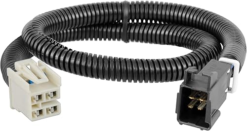 CURT 51452 Arnés de cableado del controlador de freno de remolque eléctrico de enchufe rápido, se adapta a Chevrolet Silverado, Suburban, Tahoe, GMC