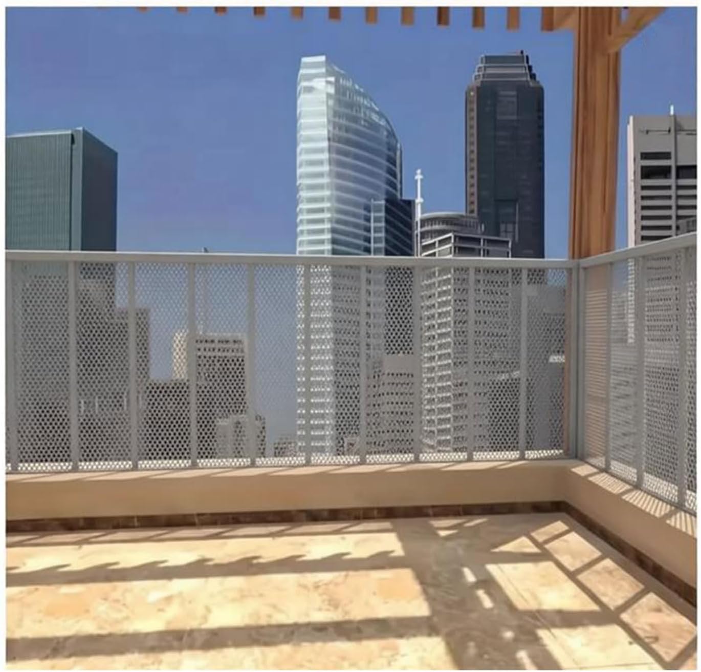 Banister Guard Child Safety Net Stairs Guard Protective Netting with Cable Tie Rail Net Balcony Netting Stairway Fence Mesh 0.9x3m 0.9x5m for Kids Baby Toys Pets Cat(Size:0.9X5M/3X16.4FT,Color:Gray)