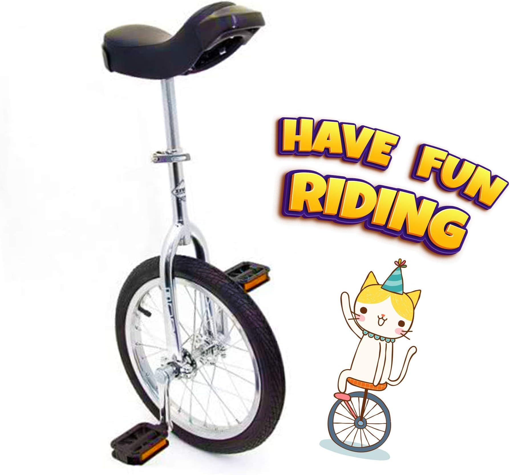 Indy Unicycles Kid's Trainer Unicycle - Chrome Plated, 16-Inch