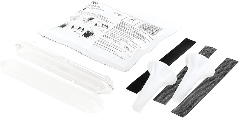 3M Inline Resin Power Cable Splice Kit 82-A2N, 2-3/0 AWG, 1 Kit, Black | Permanent Watertight Seal