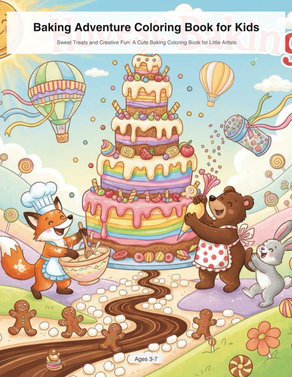 Baking Adventure Coloring Book for Kids: Sweet Treats and Creative Fun: A Cute Baking Coloring Book for Little Artists