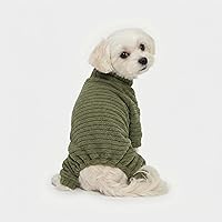 Vista 3 de Fitwarm Suéter de Punto con Cuello de Tortuga para Perro Pijamas para Cachorro Ropa de Invierno Térmica para Perrito Tejidos Abrigos para Mascotas