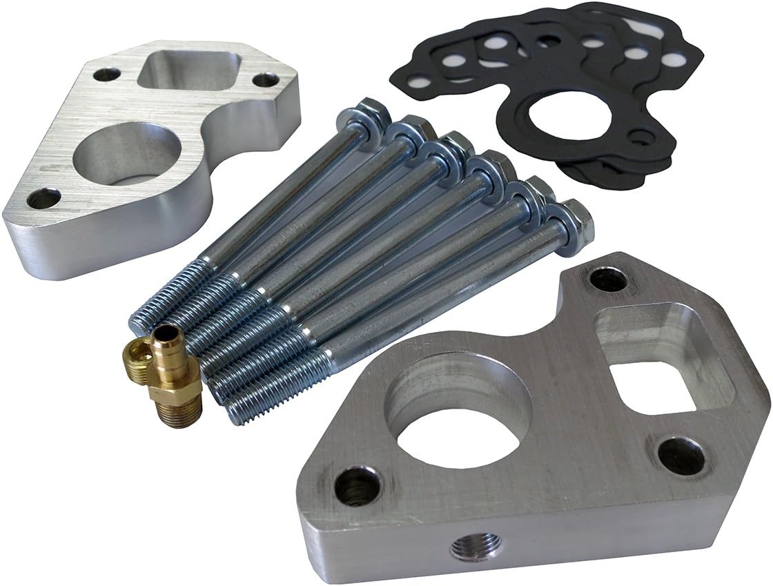 Scram Speed LSX555 GM LS Engine Water Pump Spacers for LS1 pump to Truck Swap