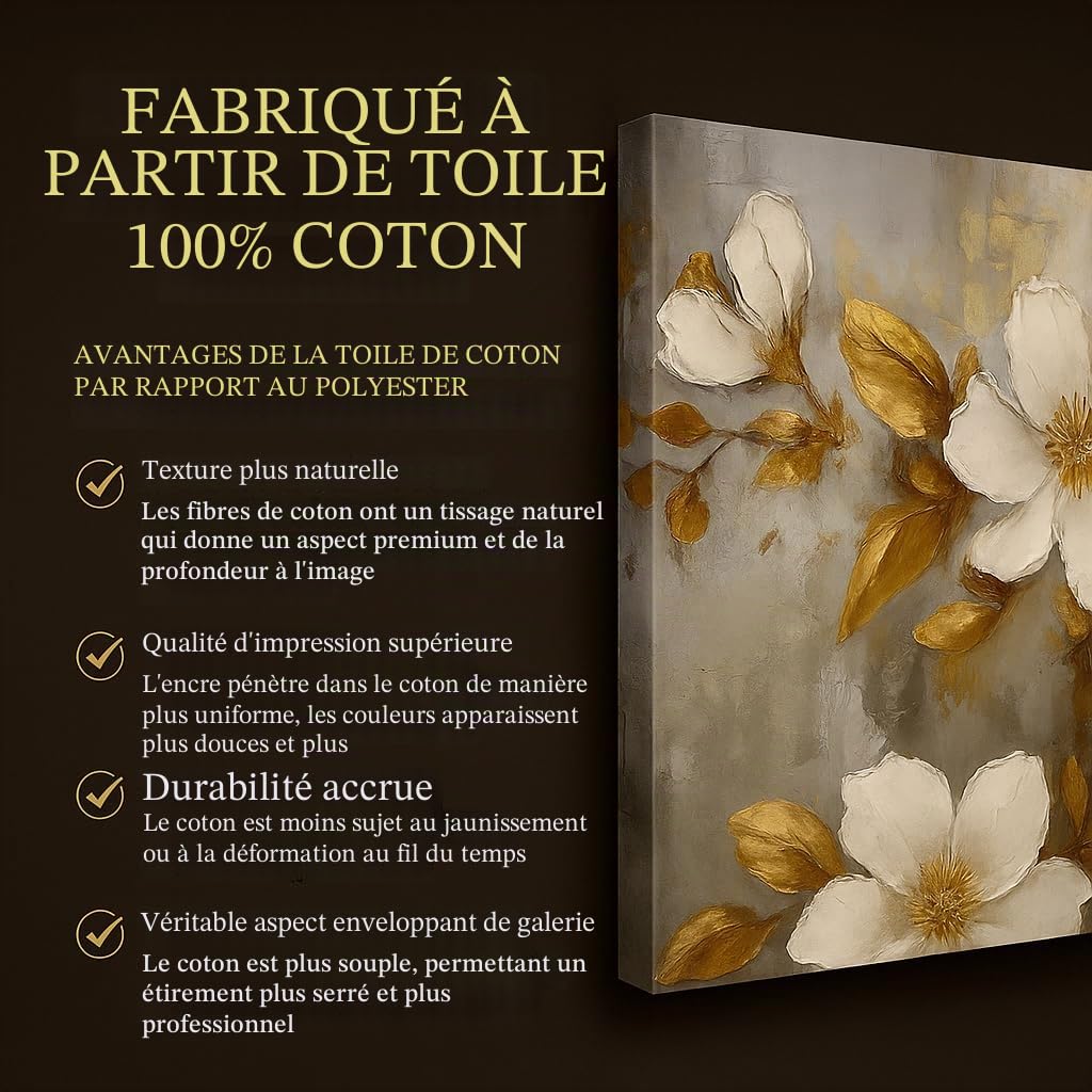 AREDE Tableau Décoration Murale Toile Vador Art Déco Salon Chambre 60 x 40 cm