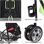 BABY JOY Lightweight Stroller, Compact Travel Stroller with Adjustable Backrest & Canopy, Cup Holder, Storage Basket, 5-Point Harness, Easy Fold, Umbrella Stroller for Toddler