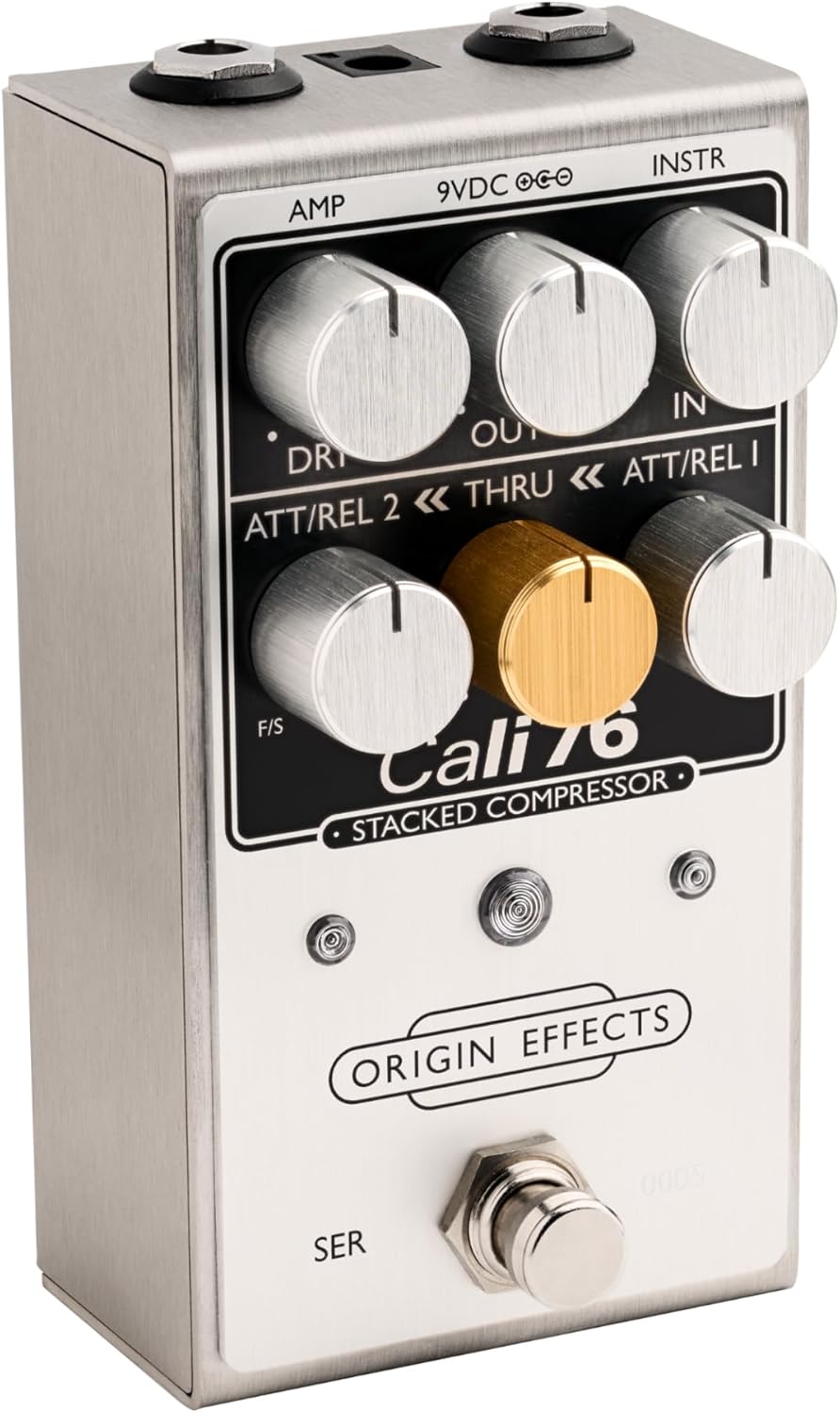 Origin Effects Cali76 Stacked Compressor Pedal - Silver