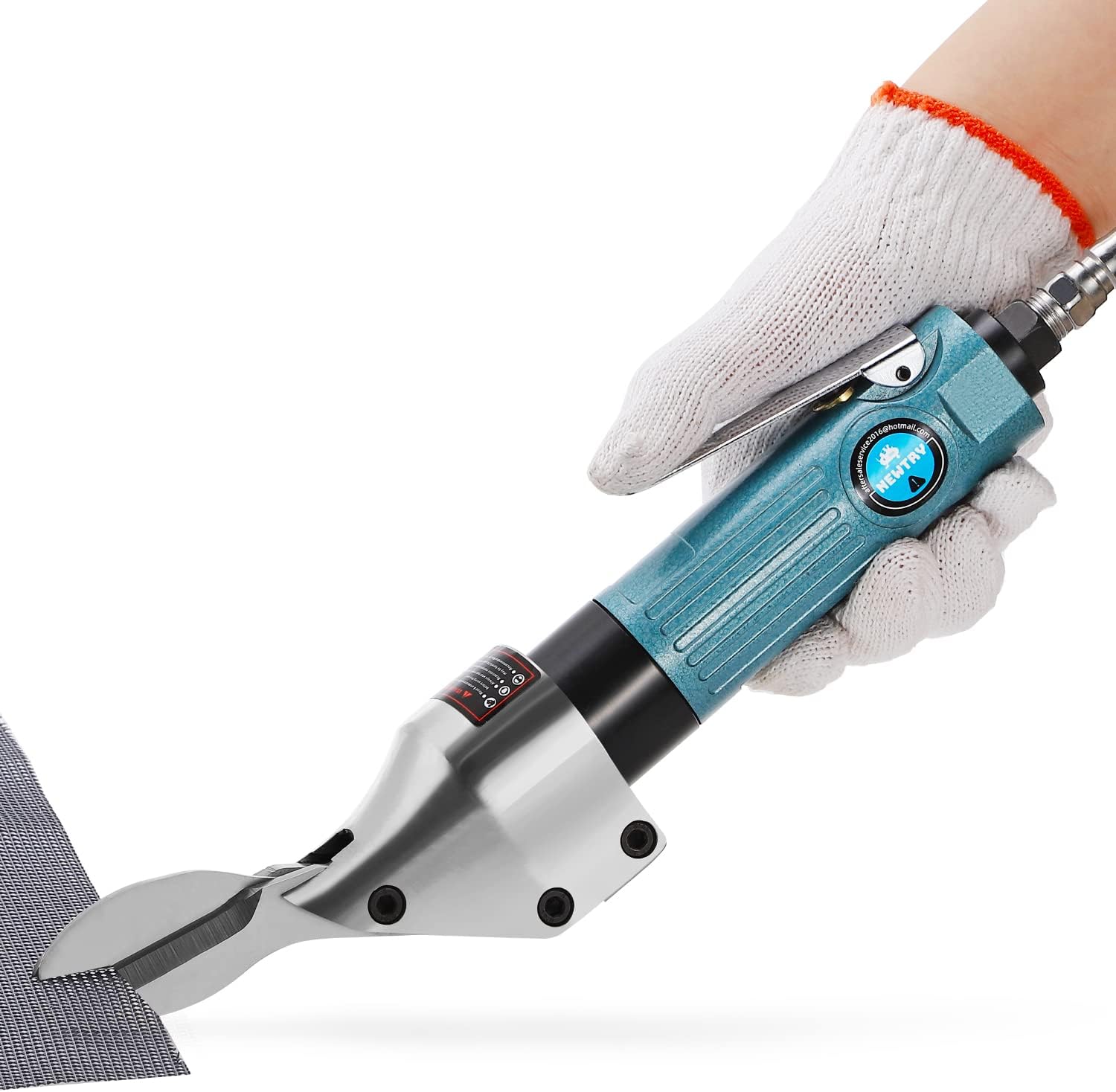 Blue Pneumatic Scissor