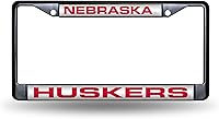 Vista 131 de Rico Industries NCAA Black Laser Cut Chrome Frame 12" x 6" Black Laser Cut Chrome Frame - Car/Truck/SUV Automobile Accessory