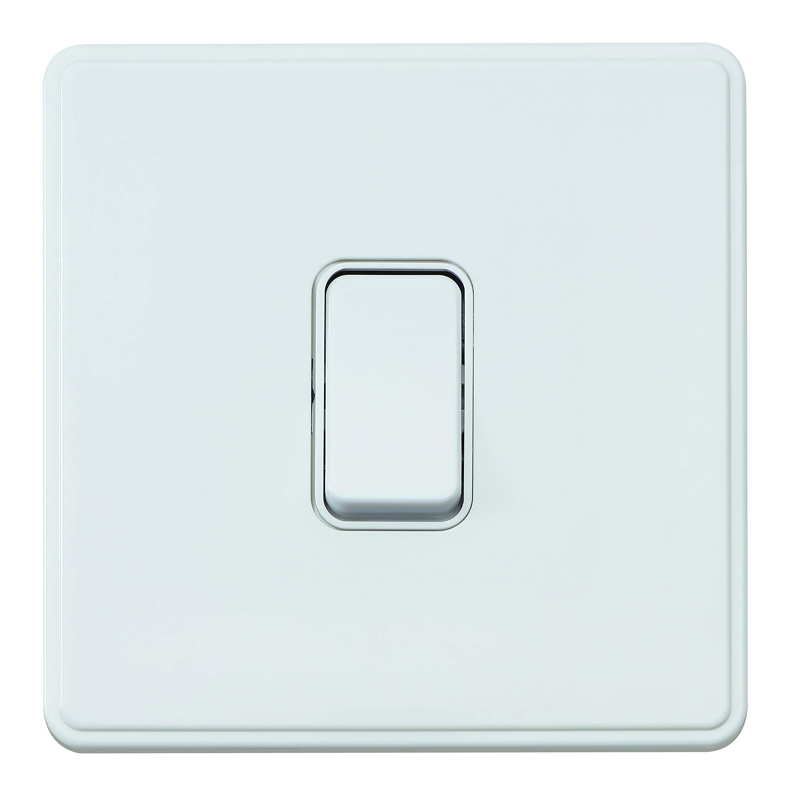 MK Dimensions 1 Gang SP 2 Way 20A Switch White Module