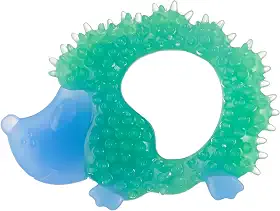 Outward Hound Brinquedo dental para mastigar cachorro Cutie Chewies Hedgehog, azul