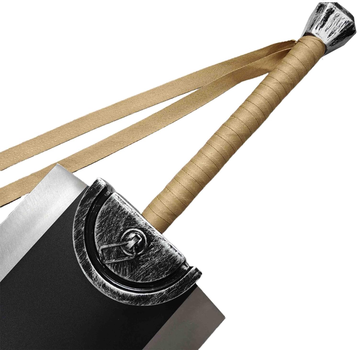 60" Berserk Guts Dragon Slayer Sword Heavy Duty Version - 16.8lbs Stainless Steel Blade, Giant Anime Collectible Replica for Display