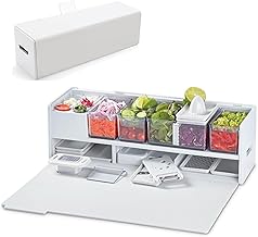Prepdeck Gen 2 Recipe Prep & Storage Station - 8 Essential Tools + Delux...