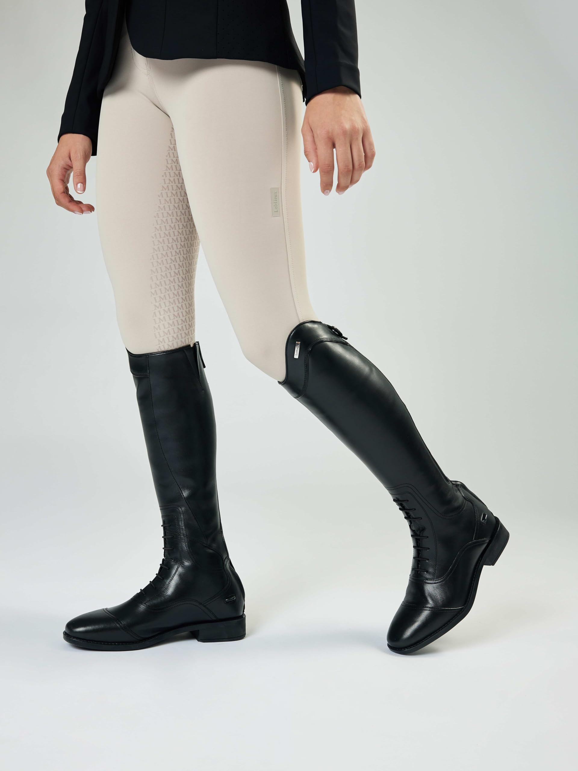 LeMieux Junior Field Riding Boot - Stivali lunghi da equitazione per bambini, in pelle, altezza normale
