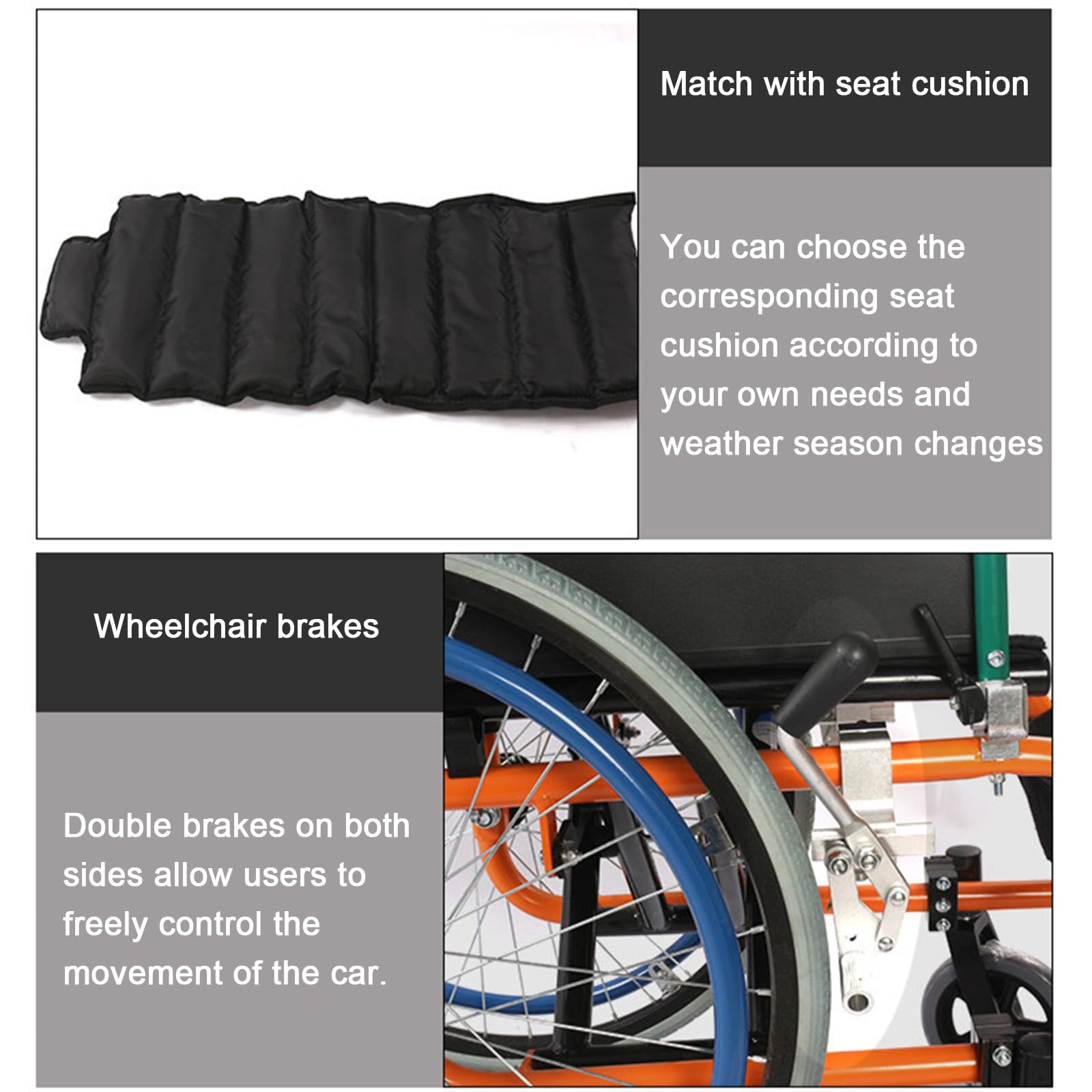 Silla De Ruedas Para Niños Ligera Y Plegable, Sillas De Ruedas Autopropulsadas, chasis de aleación de aluminio con una capacidad de carga de 75Kg,Silla de ruedas de tránsito(Seat width 30cm/11.8in)