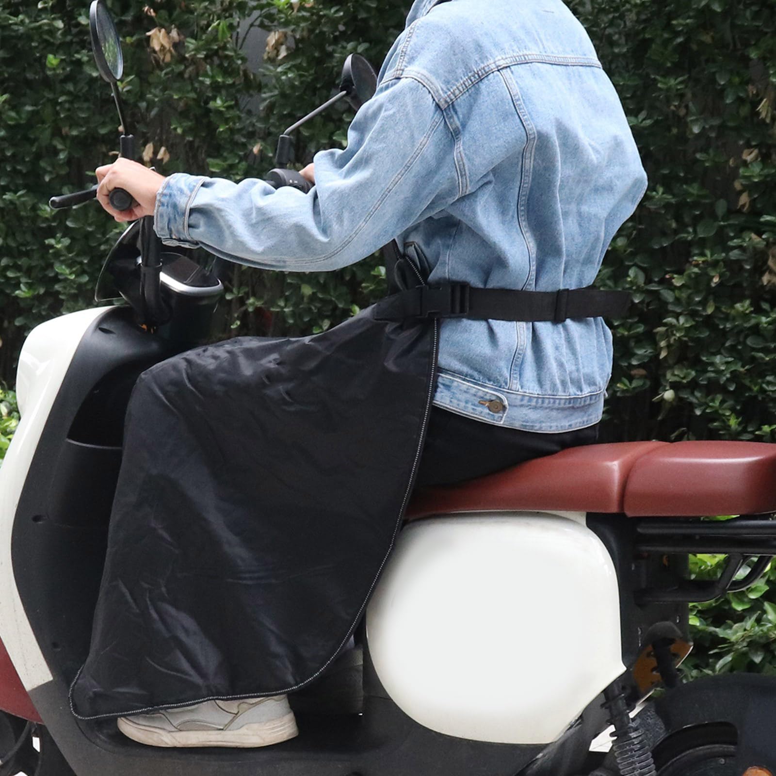 Copertura impermeabile per gambe scooter coperta per ginocchio più calda copertura antipioggia antivento moto trapunta invernale per pioggia fredda inverno