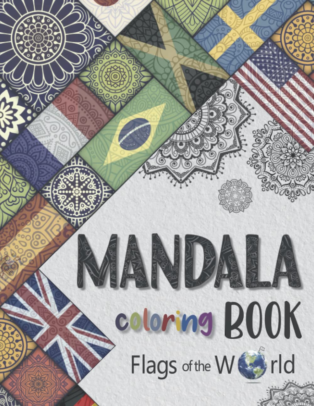 Buy Mandala Coloring Book s of the World 70 Different Singlesided Coloring Models With s of