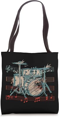 Drummer drums accessories drummer music drummer Tote Bag