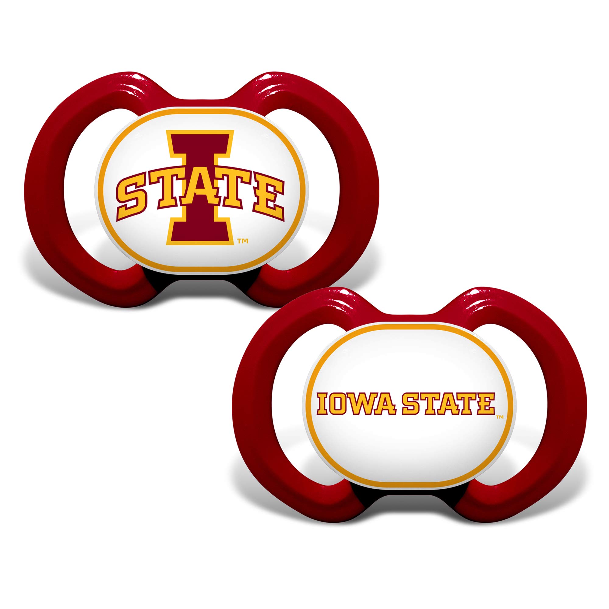BabyFanatic Pacifier 2-Pack - NCAA Iowa State Cyclones - Officially Licensed League Gear