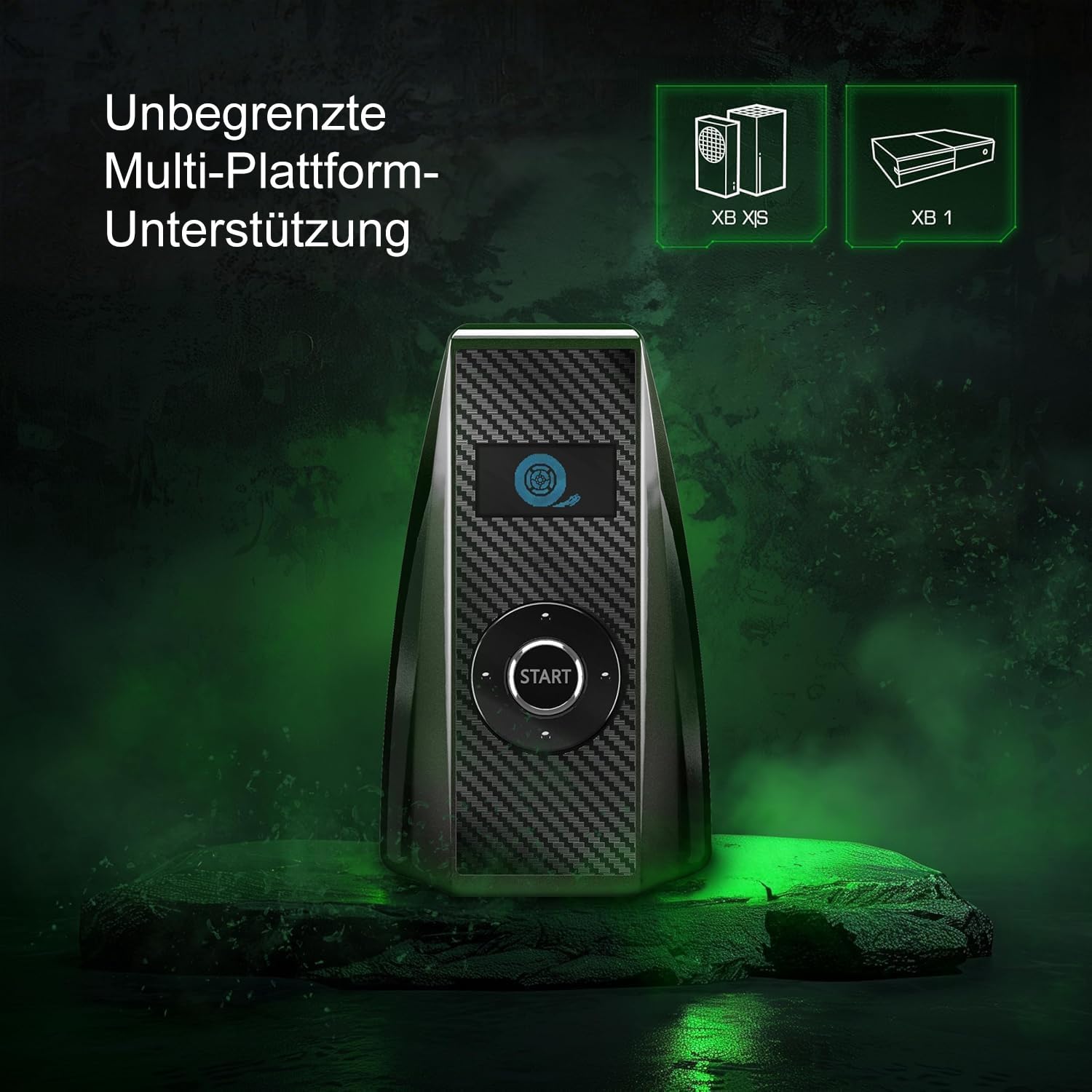 Mcbazel Brook Ras1ution X Racing Wheel Converter für Xbox Series X|S, Xbox One, Xbox 360 – Force Feedback, App-Anpassung