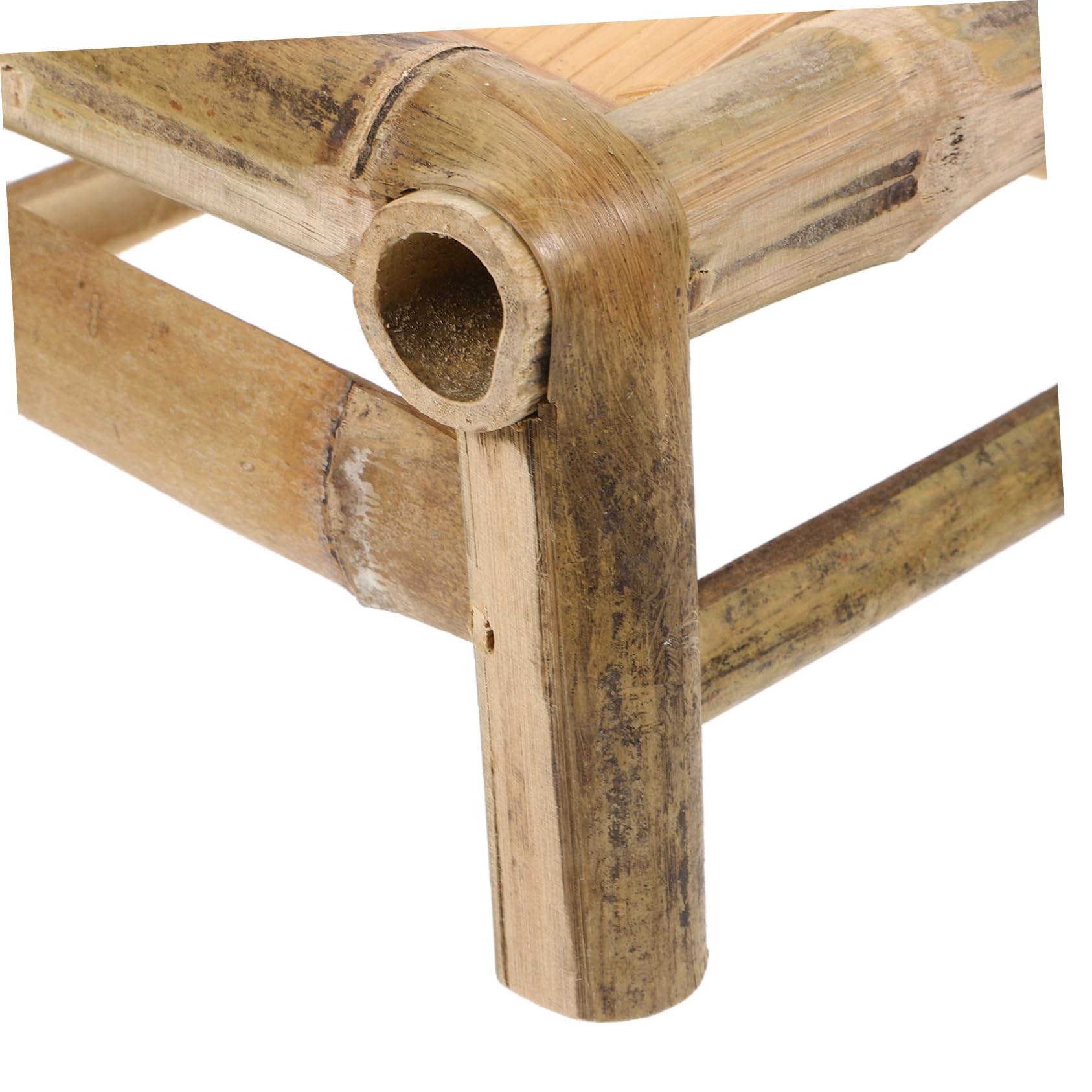 MAGICLULU 2 Taburetes De Bambú Taburetes para Pies Taburete Pequeño Taburete De Bambú Taburete De Baño Taburete Lindo Taburete para Sentarse Soportes para Plantas De Bambú Taburete