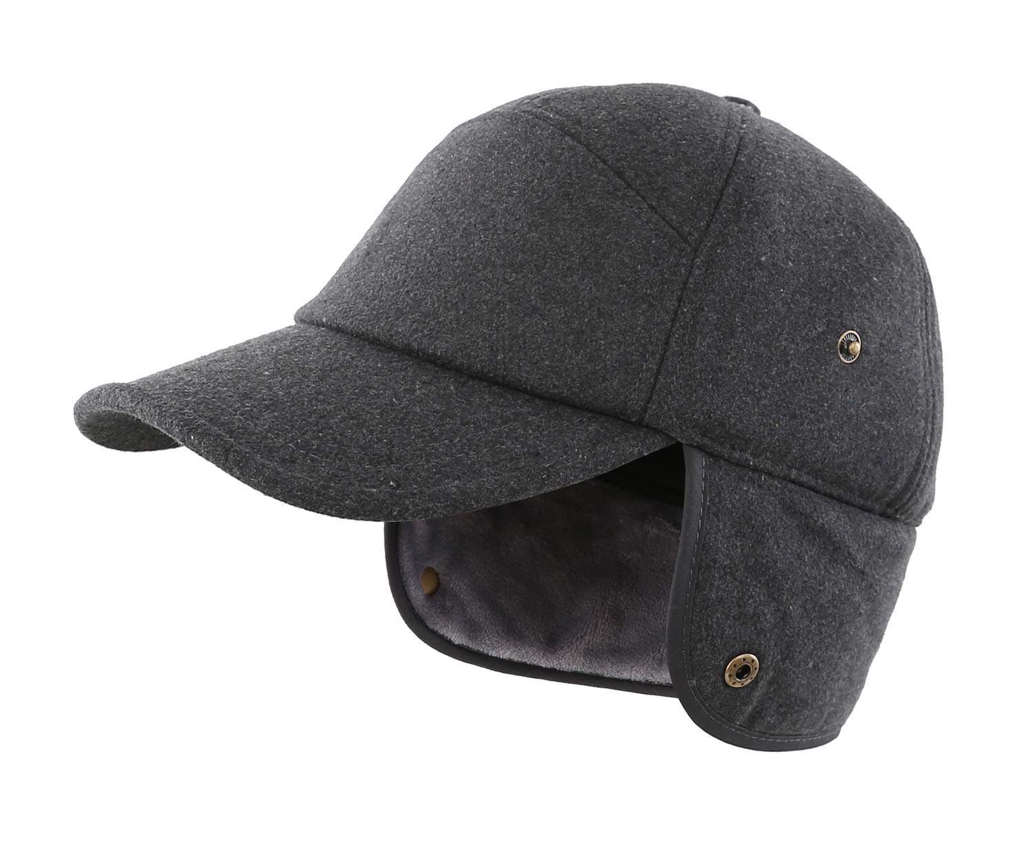 winter hat with brim