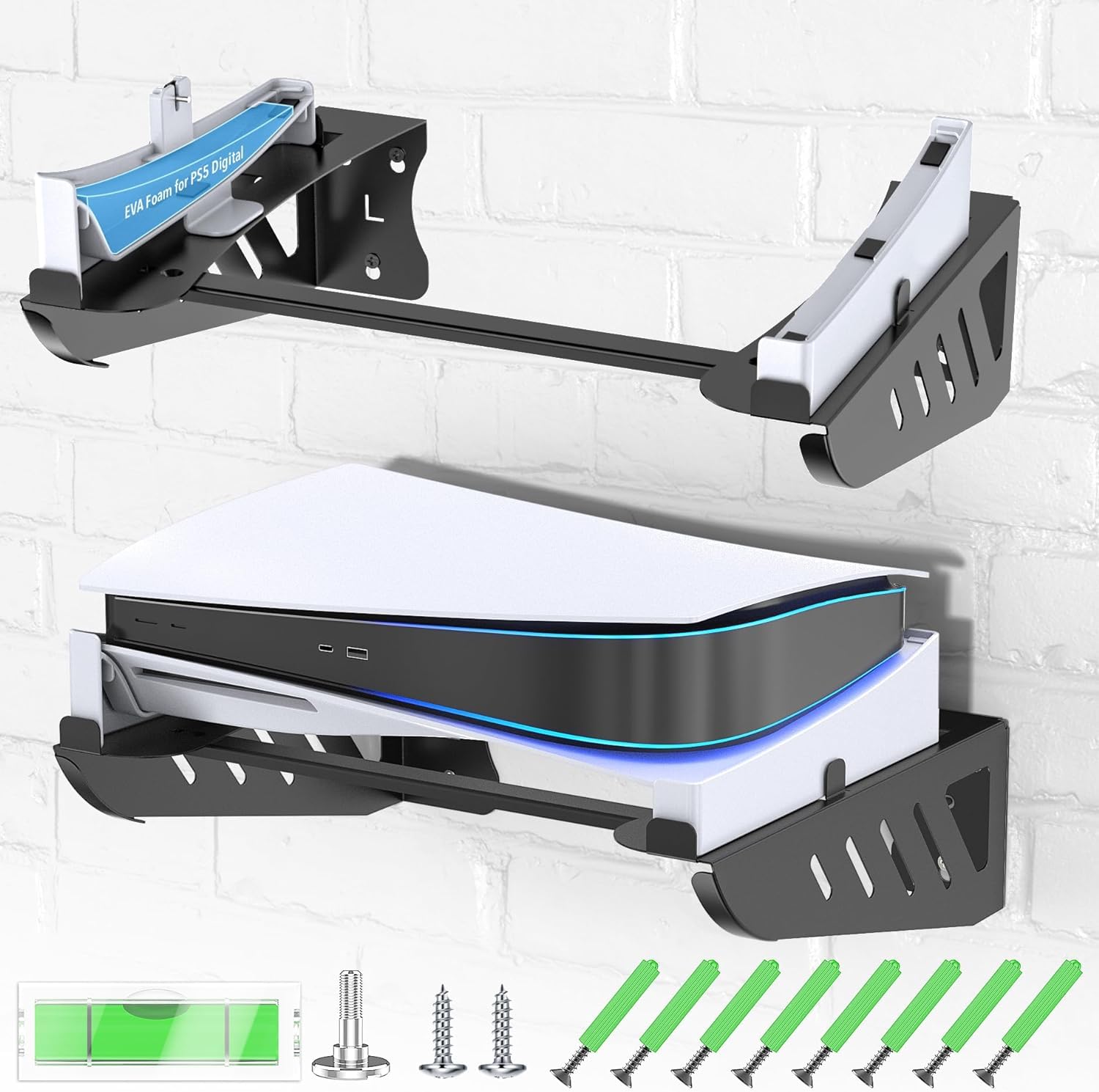 New World PS5 Wall Mount Kit with Horizontal Stand, PS5 Wall stand PS5 Wall self Mount Horizontal for PS5 Disc & Digital, PS5 (B0CTYF3B9V) Amazon Price History, Amazon Price Tracker