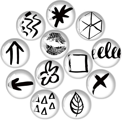 Miniatura 8 de 12 calcomanías magnéticas fuertes de vidrio para nevera, imanes de cristal para nevera, imanes fuertes para nevera, cocina, gabinete, lavavajillas,