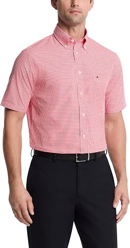 Tommy Hilfiger Adaptive Men's Short Sleeve Button-Down Shirt