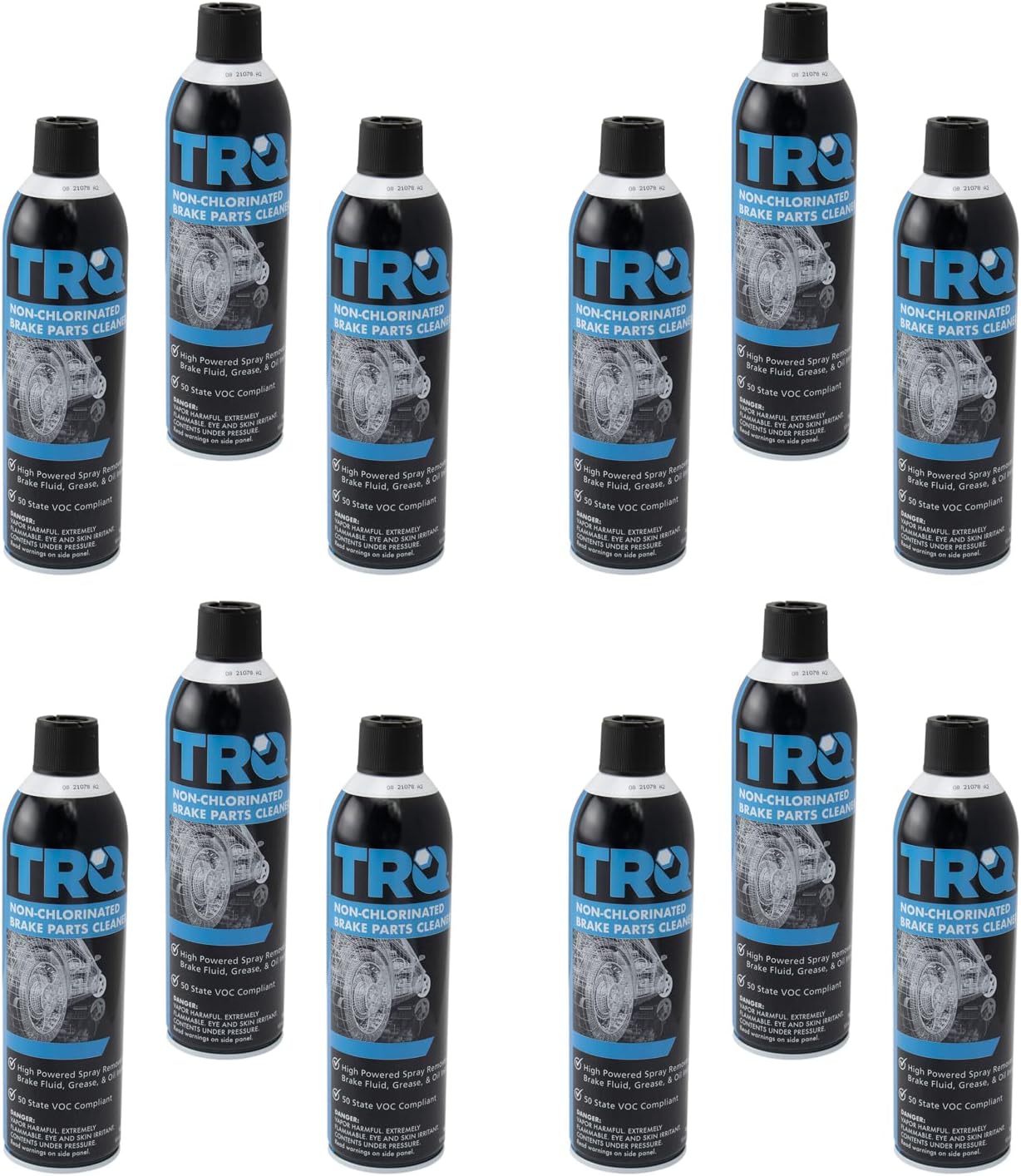 TRQ 50 State Non-Chlorinated Brake Parts Cleaner Set of 12