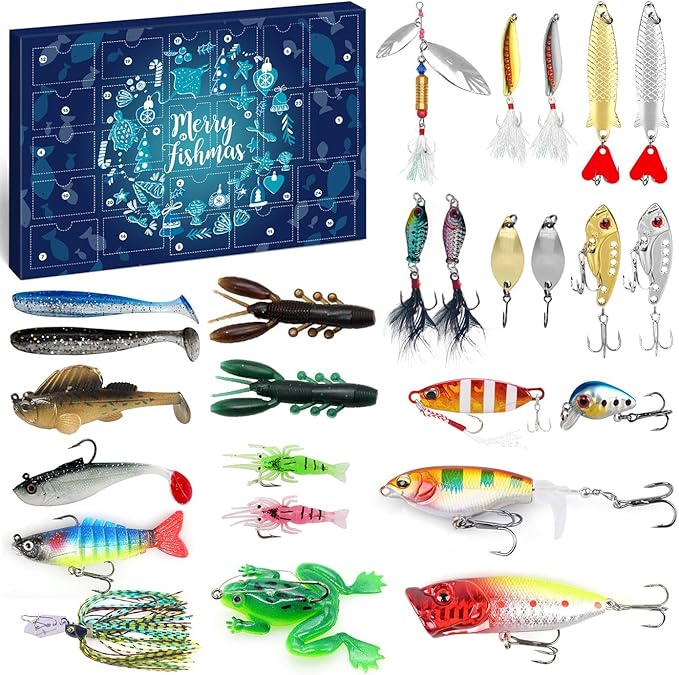 Elepl 10 Pièces Leurre Souple Carnassier Leurre Peche Mer Kit Pour Carpe Brochet Truite Bar Leurres