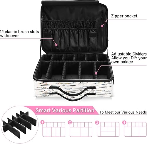 Miniatura 4 de Site Machinery Rainbows Dots cosmetic bag portable travel make up make up bags makeup bag portable cosmetiquera de viaje para mujer men mens woman