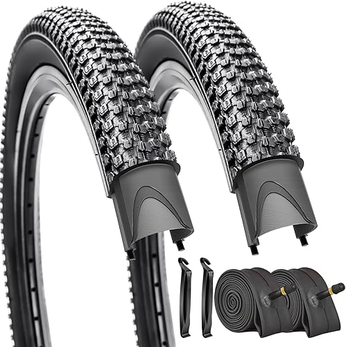 Paquete de 2 neumáticos de bicicleta de 1416"18"20"26"x2.125" con o sin tubos interiores 14161820x1.751.952.125 AV 1.260 in válvulas Schrader para